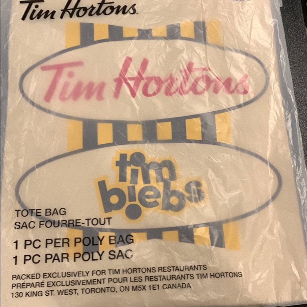 SEALED TIM BIEBS TOTE
